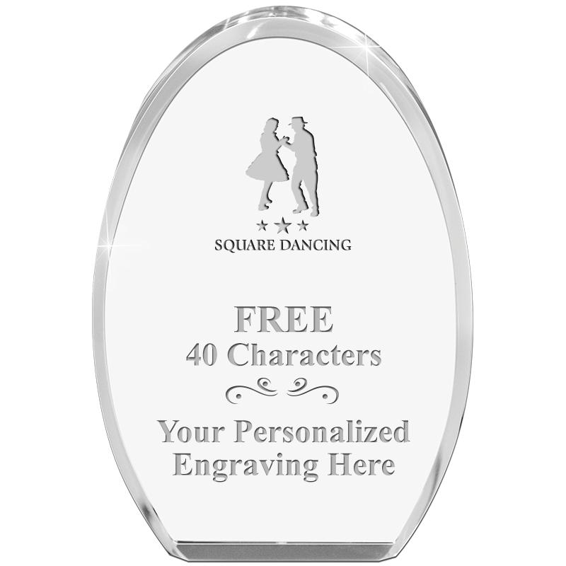 OVAL STANDING PAPERWEIGHT