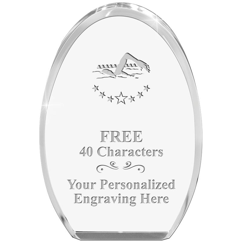 OVAL STANDING PAPERWEIGHT