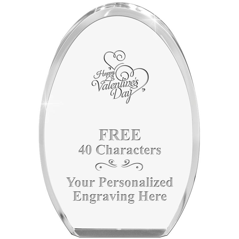 OVAL STANDING PAPERWEIGHT