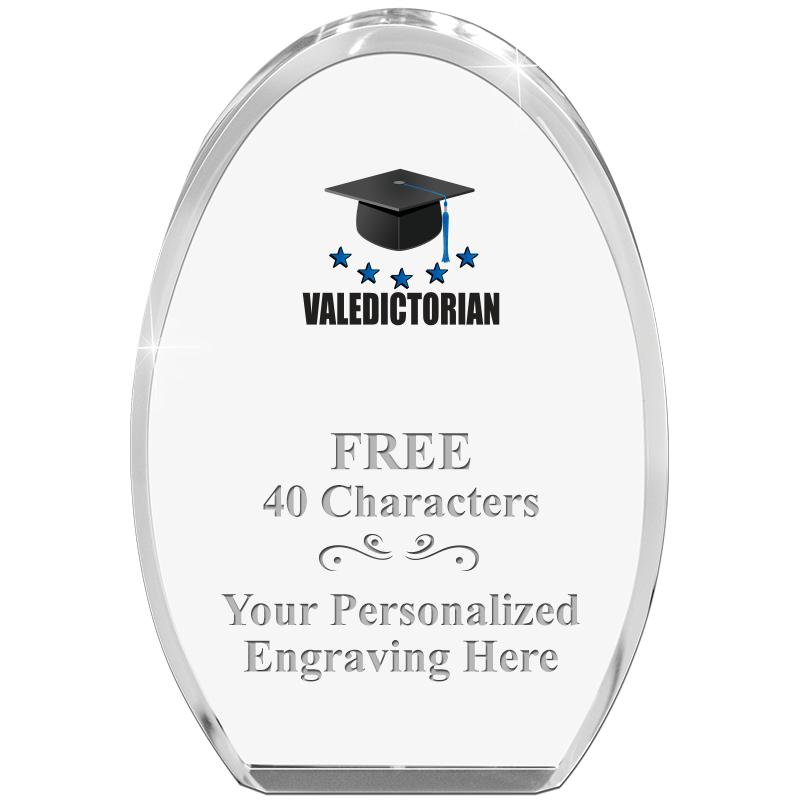 OVAL STANDING PAPERWEIGHT