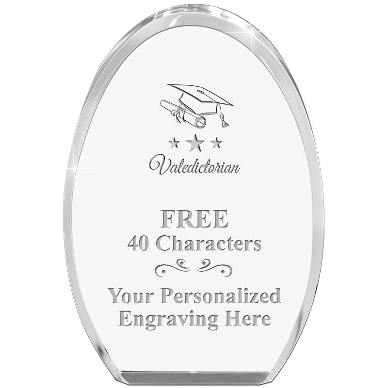 OVAL STANDING PAPERWEIGHT