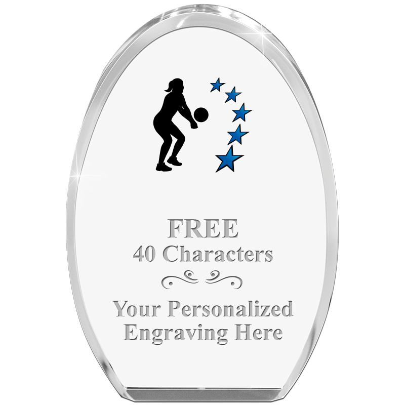 OVAL STANDING PAPERWEIGHT