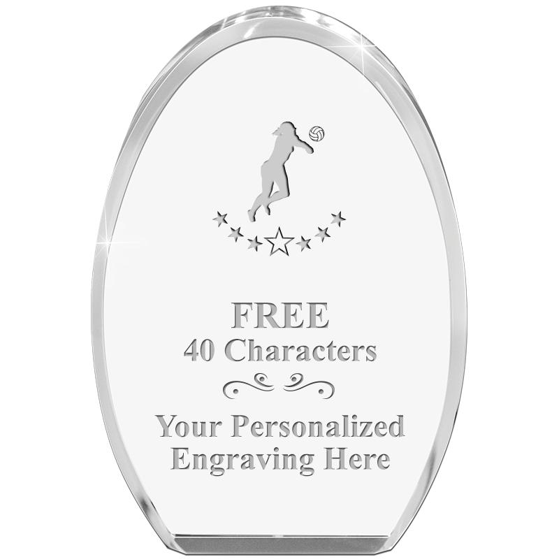 OVAL STANDING PAPERWEIGHT