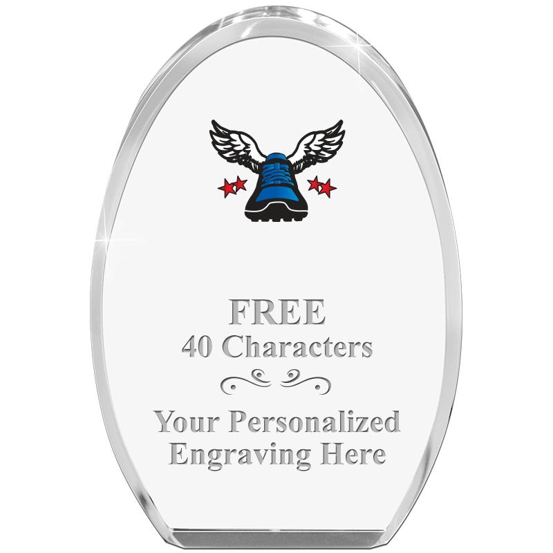 OVAL STANDING PAPERWEIGHT