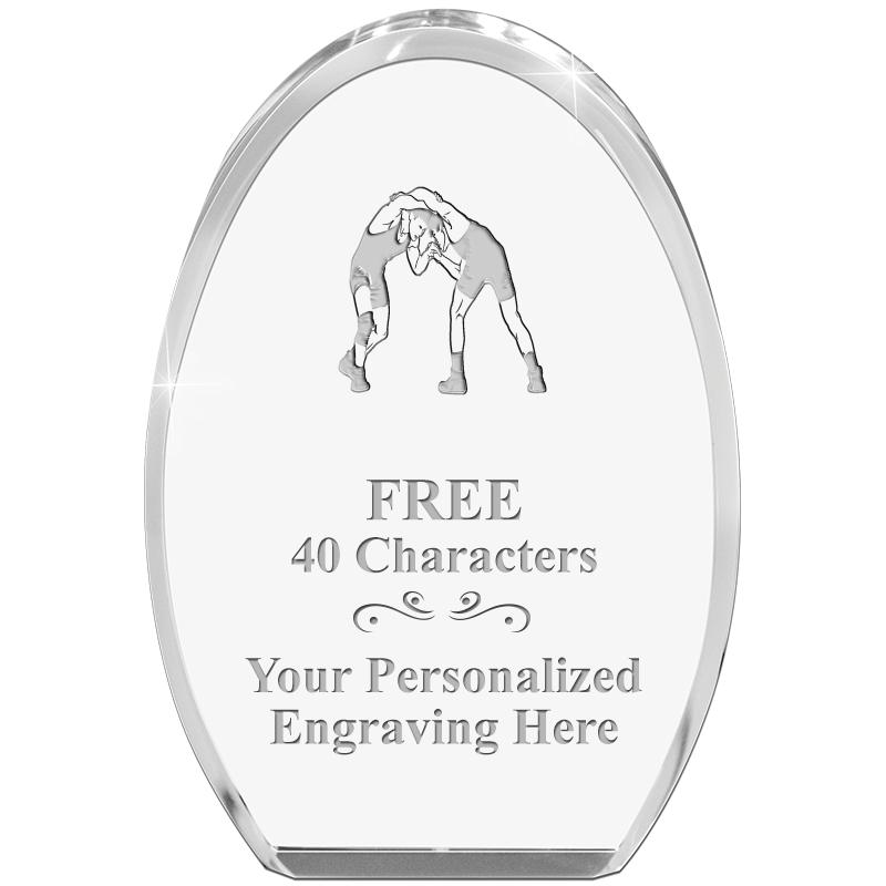 OVAL STANDING PAPERWEIGHT