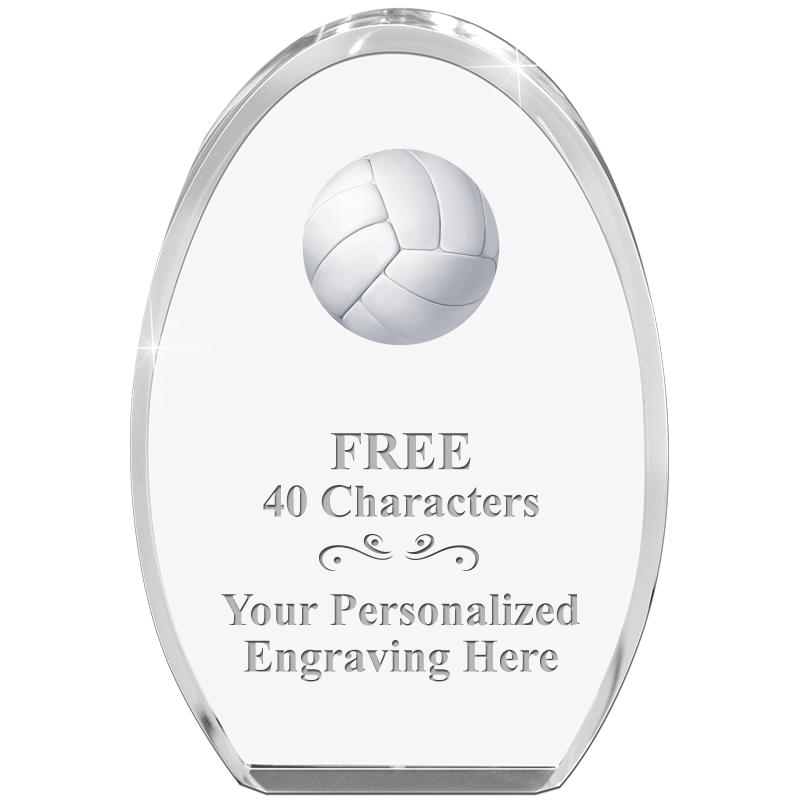 OVAL STANDING PAPERWEIGHT