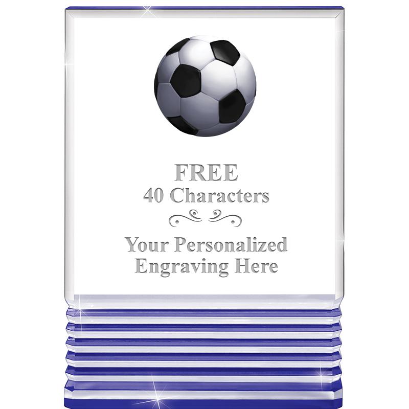 3.5"x5"BLUE ROCKWELL ACRYLIC