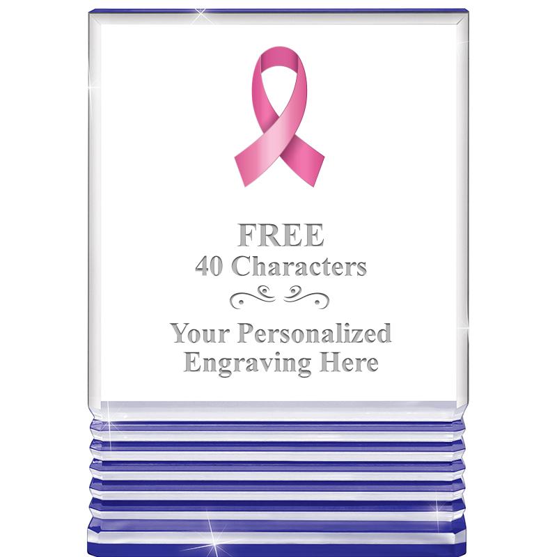 3.5"x5"BLUE ROCKWELL ACRYLIC