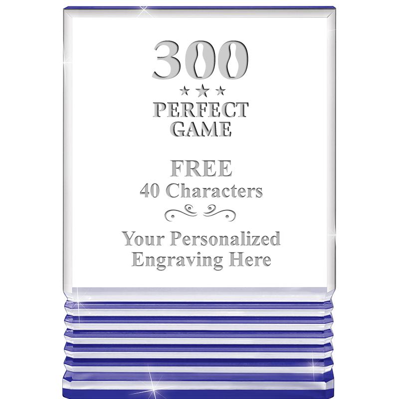 3.5"x5"BLUE ROCKWELL ACRYLIC