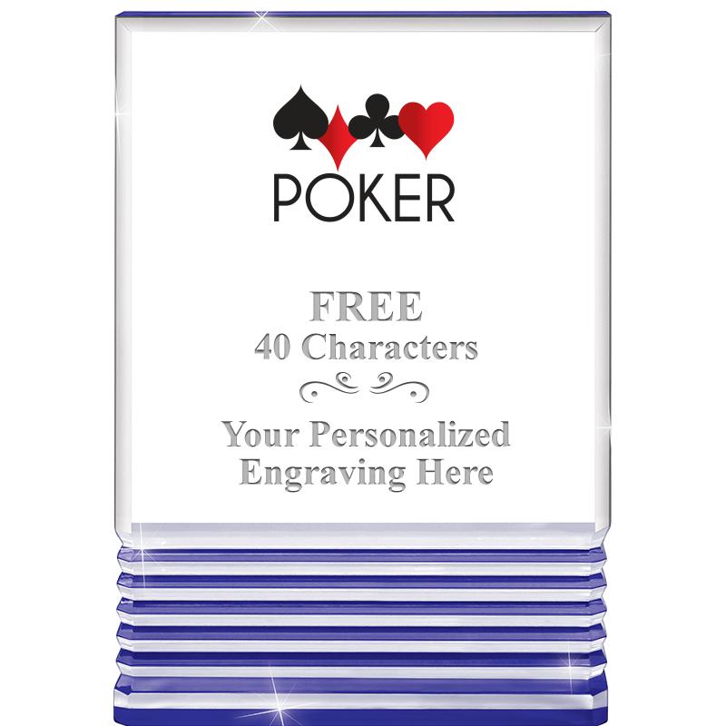 3.5"x5"BLUE ROCKWELL ACRYLIC