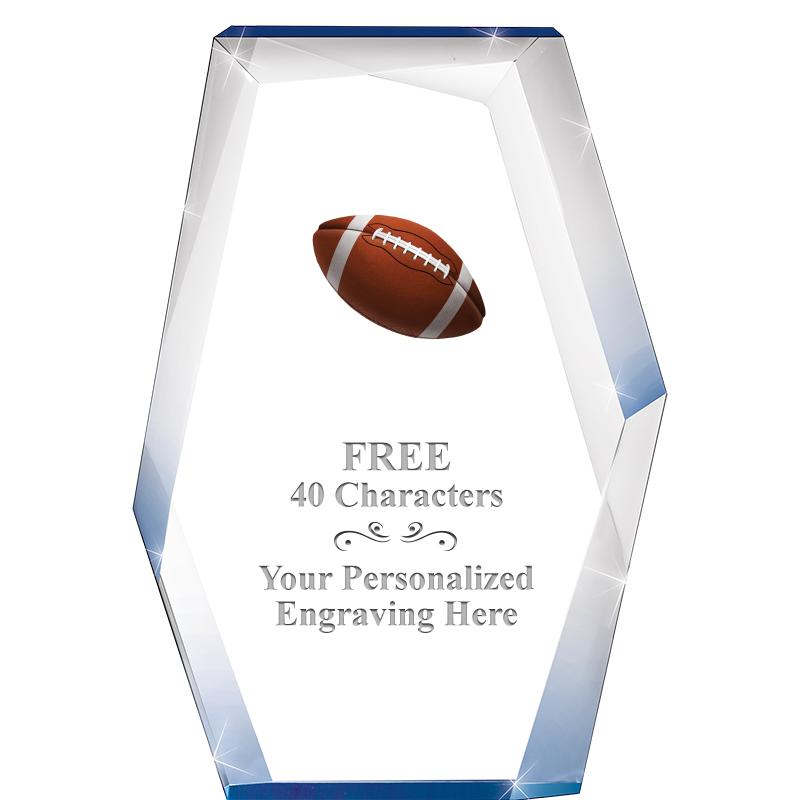 8" COBALT RADIANCE ACRYLIC