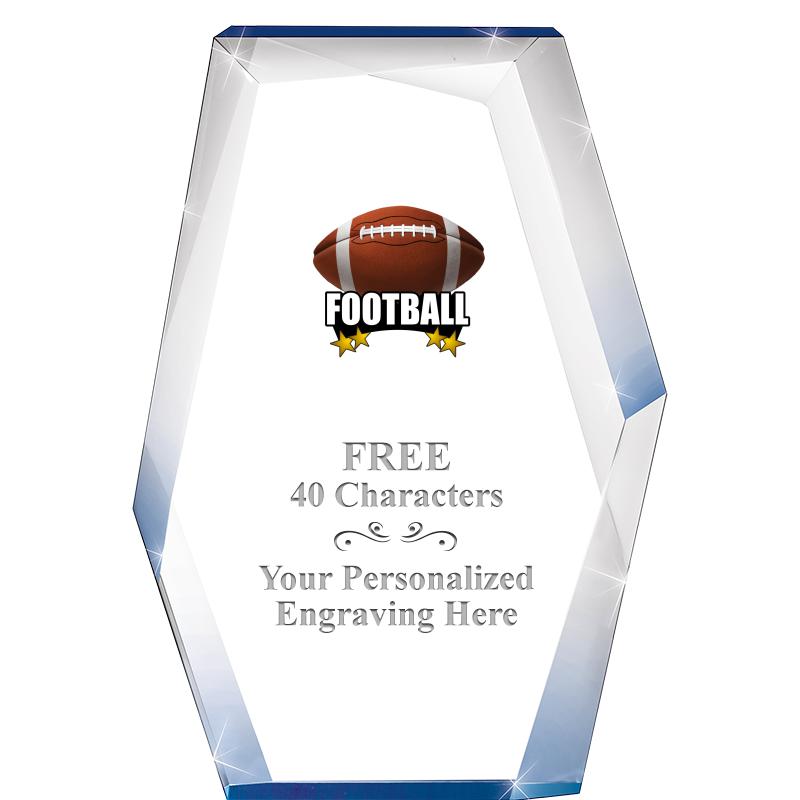 8" COBALT RADIANCE ACRYLIC