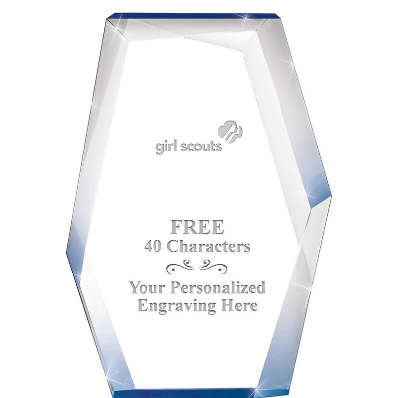 8" COBALT RADIANCE ACRYLIC