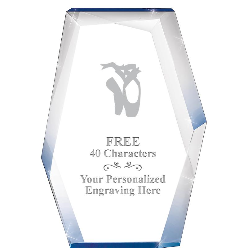 8" COBALT RADIANCE ACRYLIC