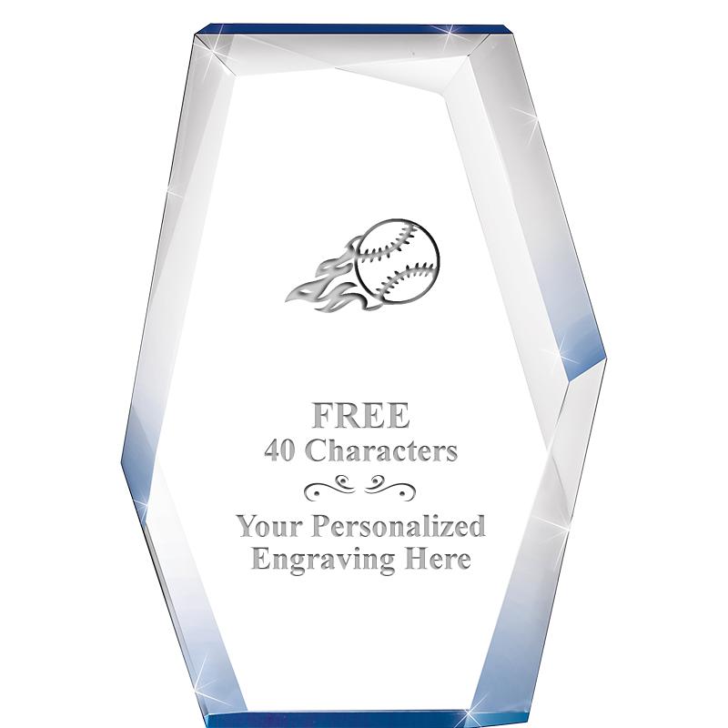 8" COBALT RADIANCE ACRYLIC