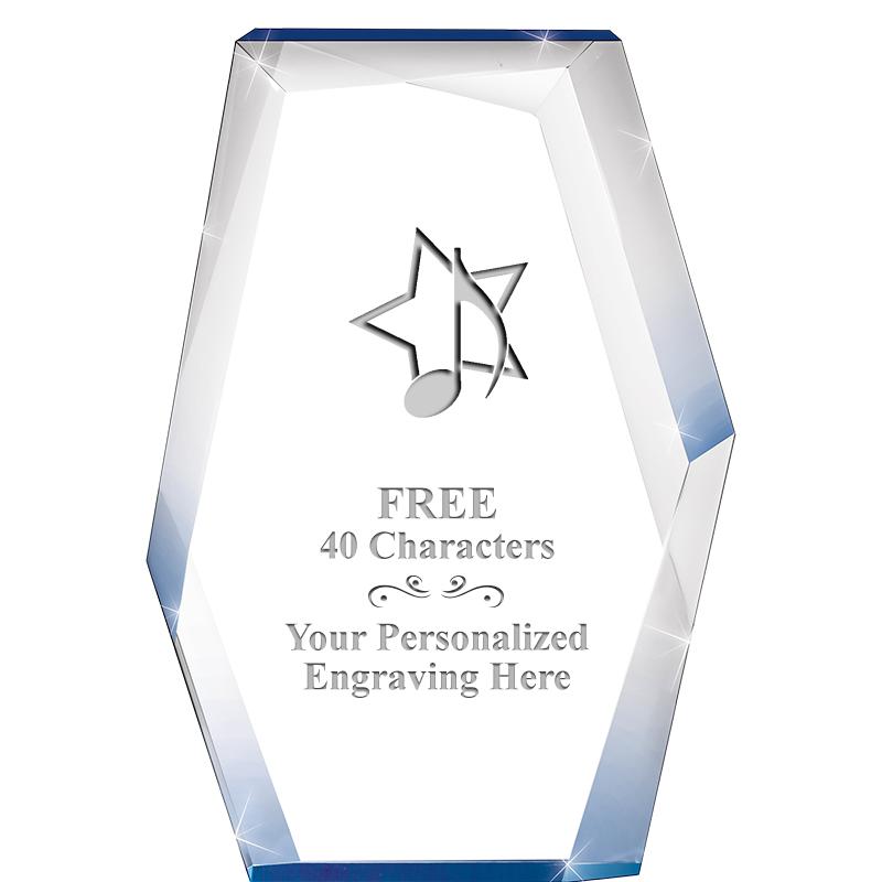 8" COBALT RADIANCE ACRYLIC