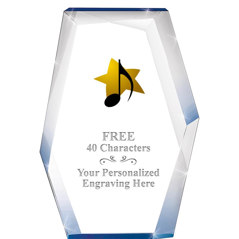 8" COBALT RADIANCE ACRYLIC