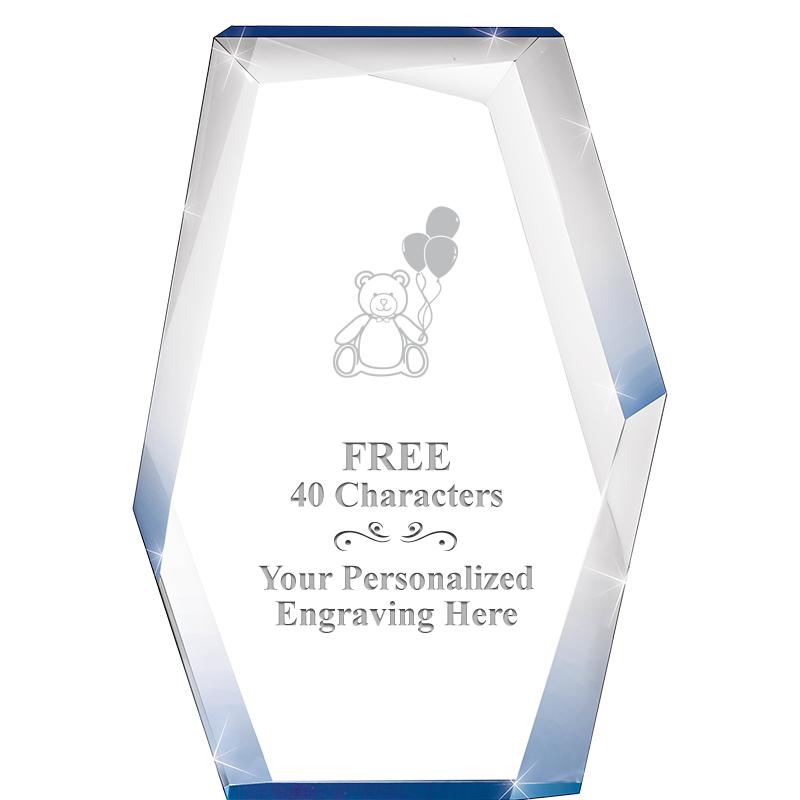 8" COBALT RADIANCE ACRYLIC