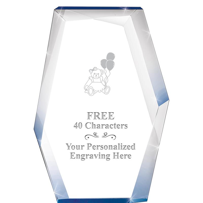 8" COBALT RADIANCE ACRYLIC