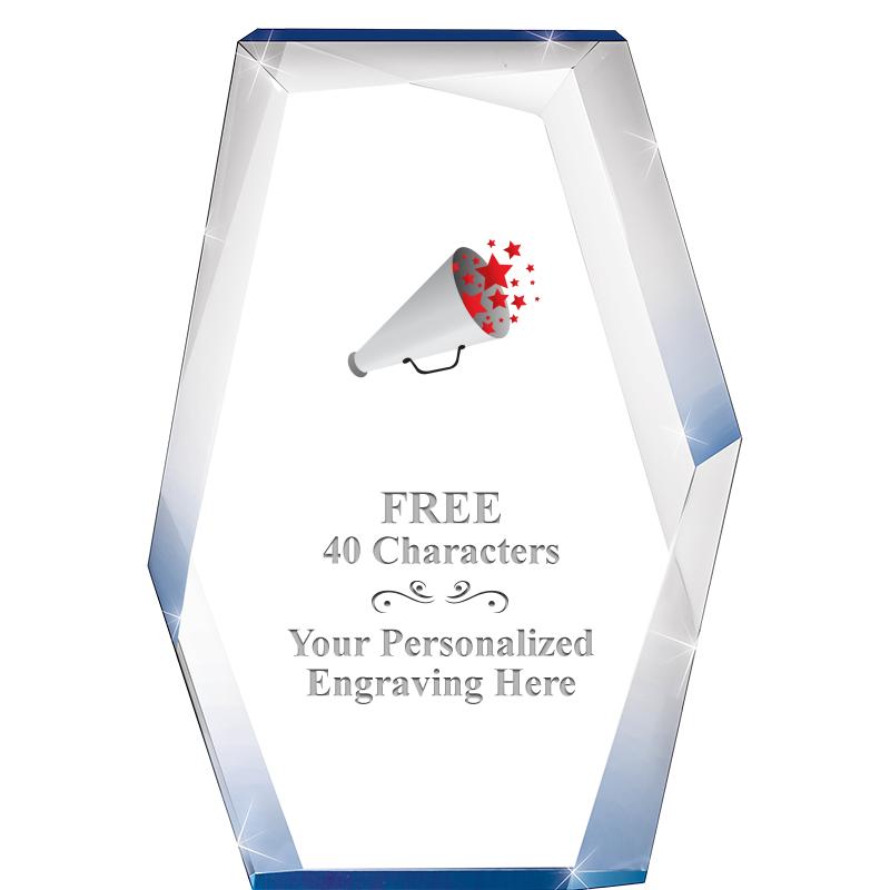 8" COBALT RADIANCE ACRYLIC