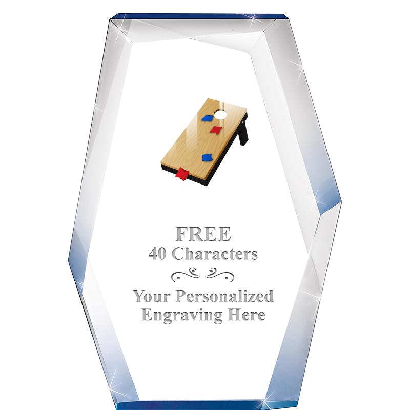 8" COBALT RADIANCE ACRYLIC