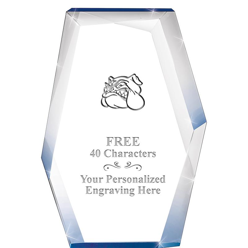 8" COBALT RADIANCE ACRYLIC