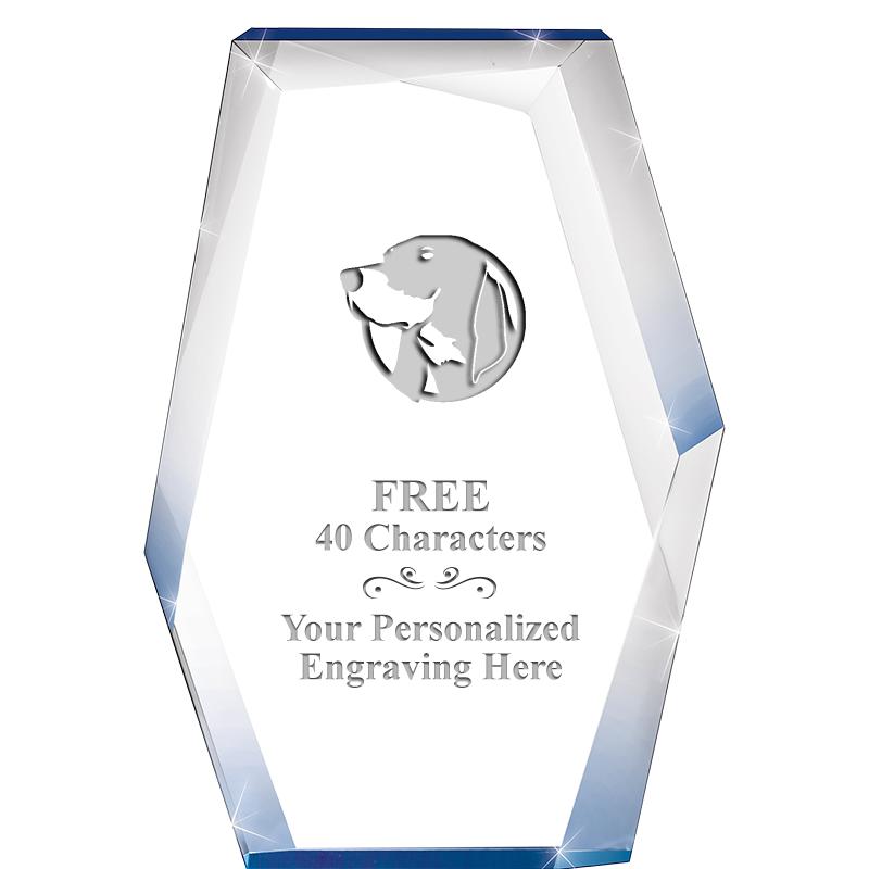 8" COBALT RADIANCE ACRYLIC