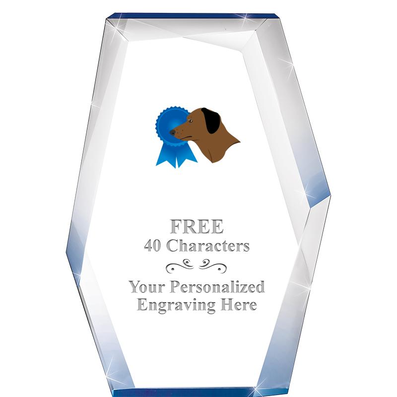 8" COBALT RADIANCE ACRYLIC