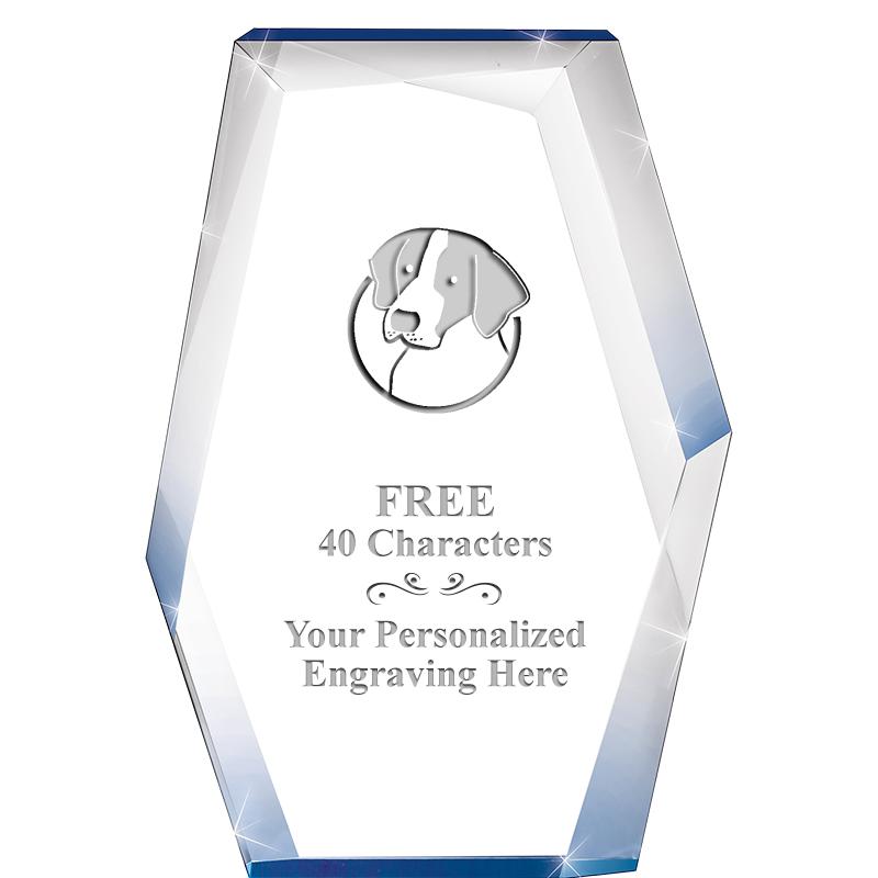 8" COBALT RADIANCE ACRYLIC