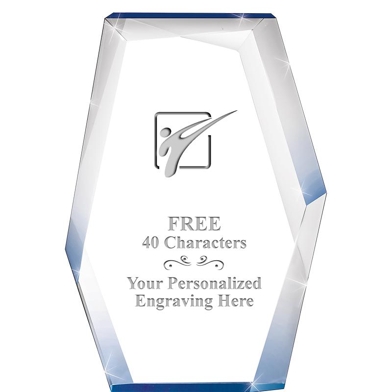 8" COBALT RADIANCE ACRYLIC