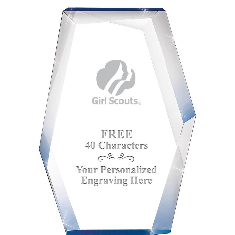 8" COBALT RADIANCE ACRYLIC