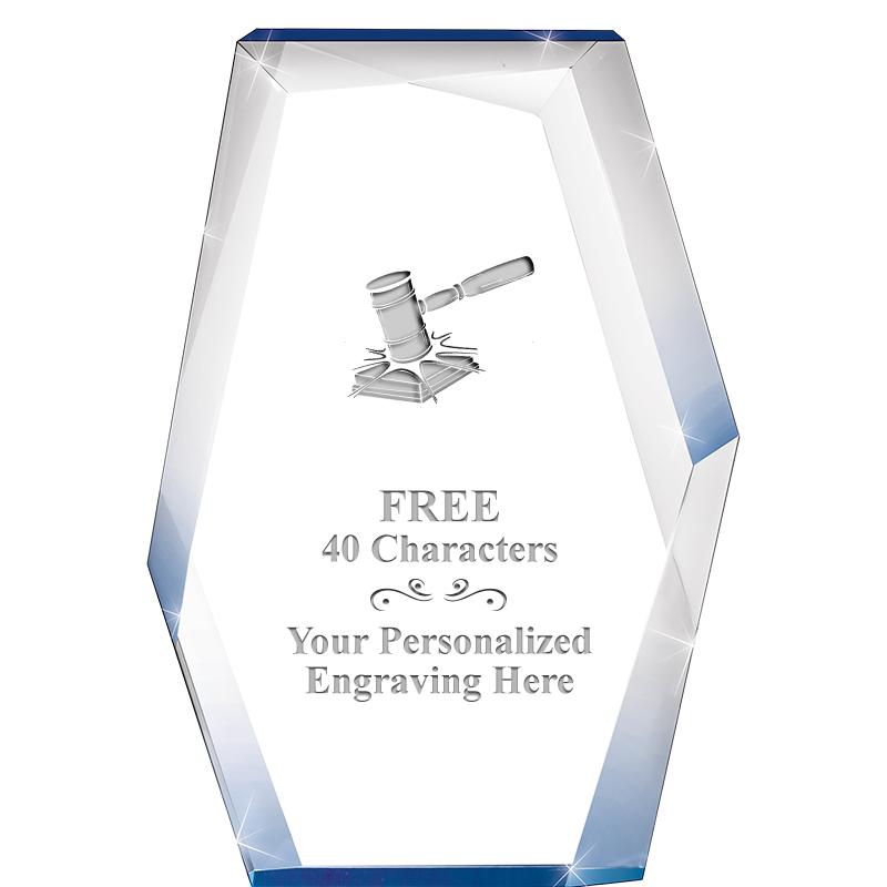 8" COBALT RADIANCE ACRYLIC