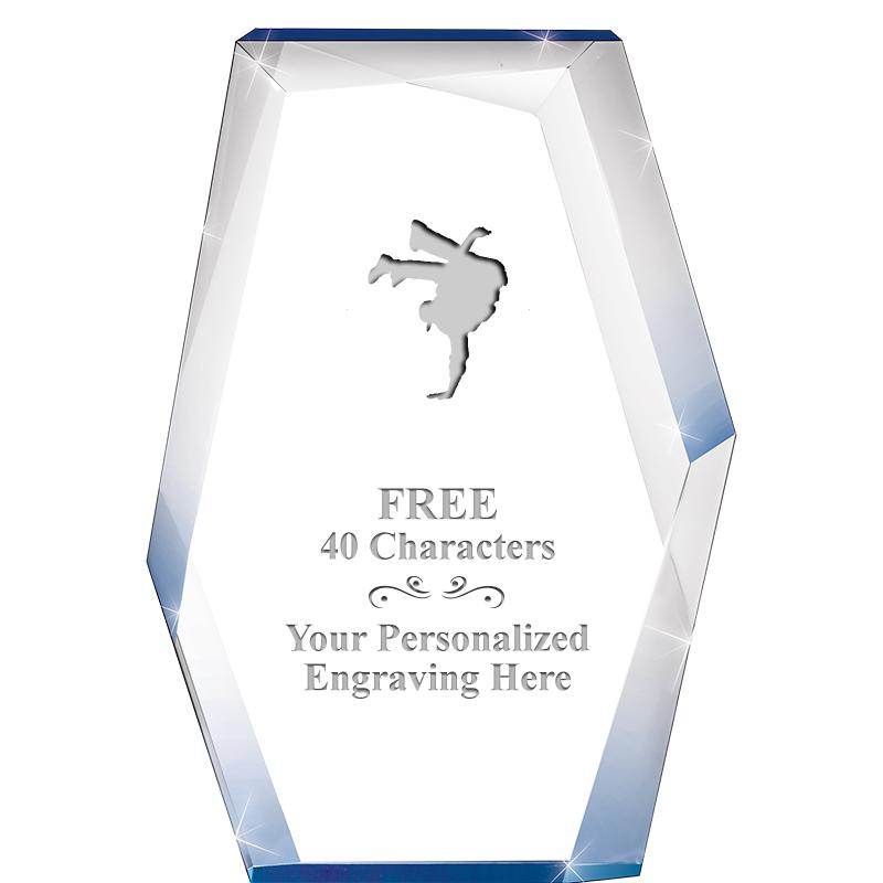 8" COBALT RADIANCE ACRYLIC