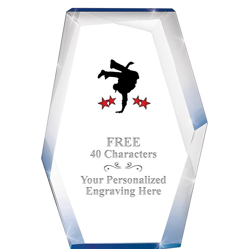 8" COBALT RADIANCE ACRYLIC