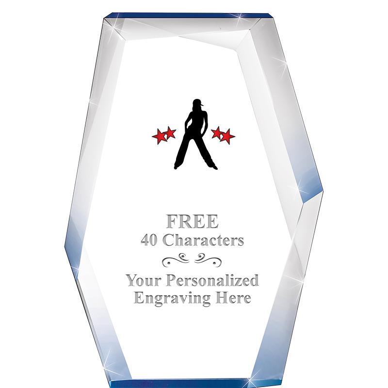 8" COBALT RADIANCE ACRYLIC