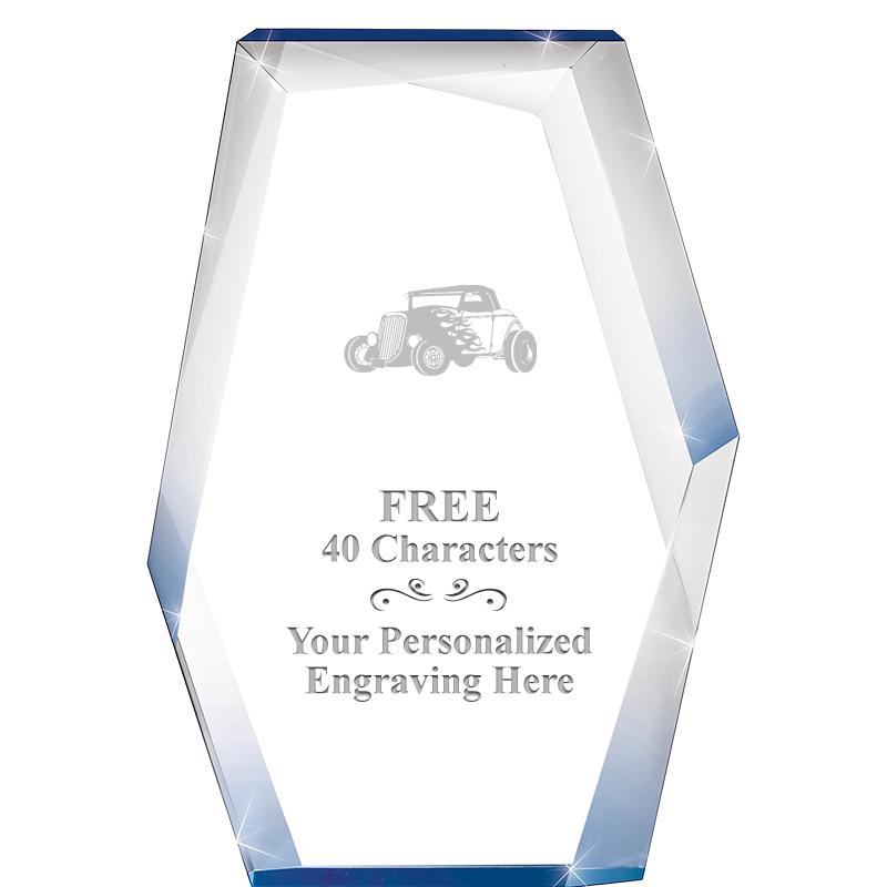 8" COBALT RADIANCE ACRYLIC