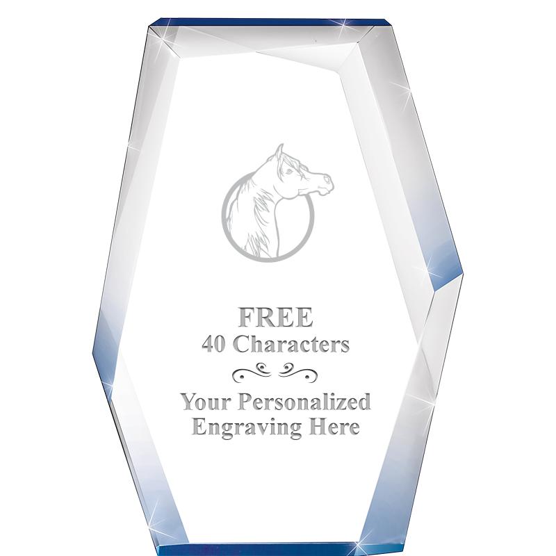 8" COBALT RADIANCE ACRYLIC