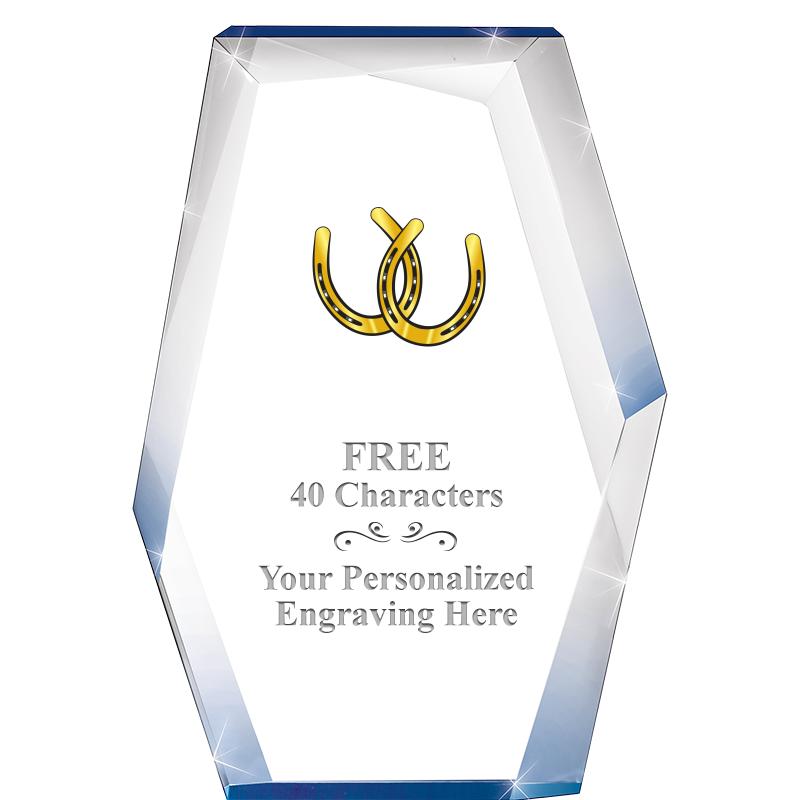 8" COBALT RADIANCE ACRYLIC