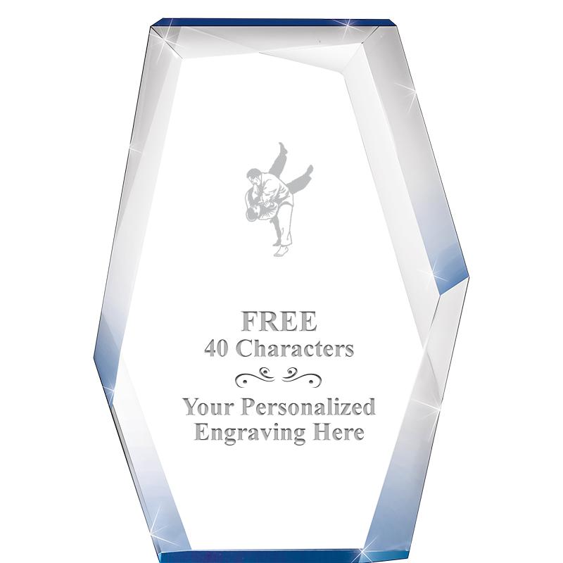 8" COBALT RADIANCE ACRYLIC