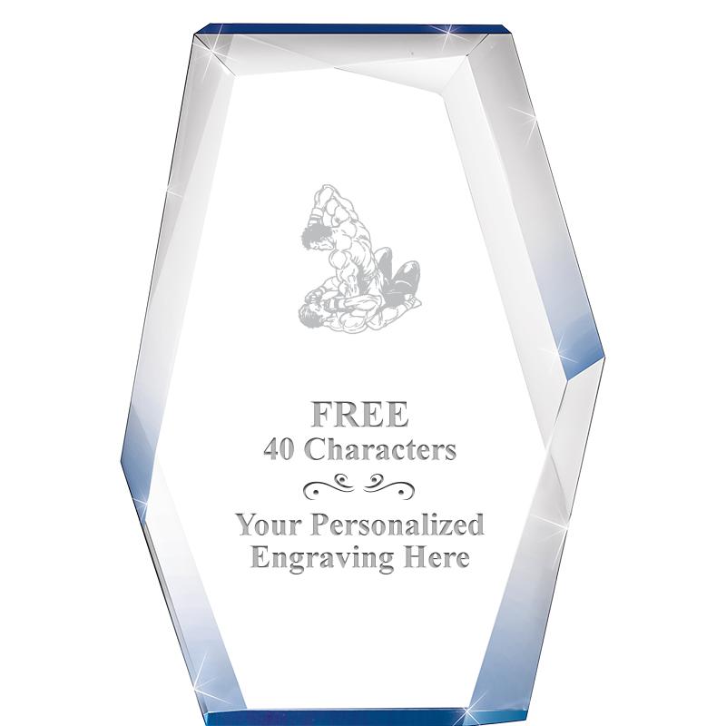 8" COBALT RADIANCE ACRYLIC