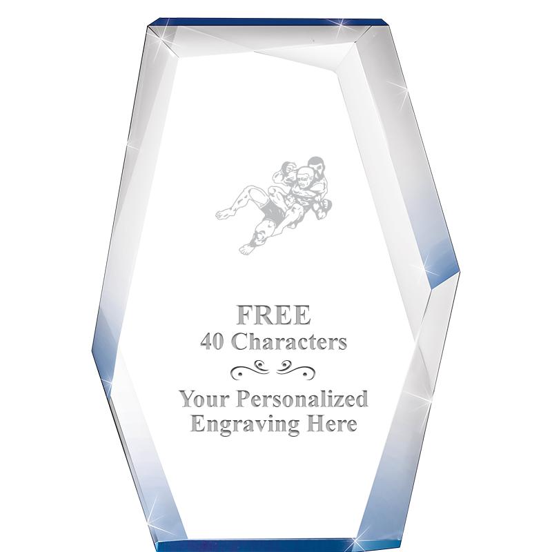 8" COBALT RADIANCE ACRYLIC