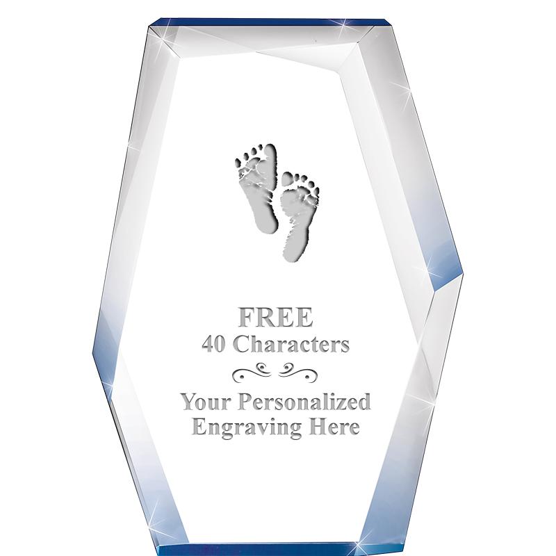 8" COBALT RADIANCE ACRYLIC