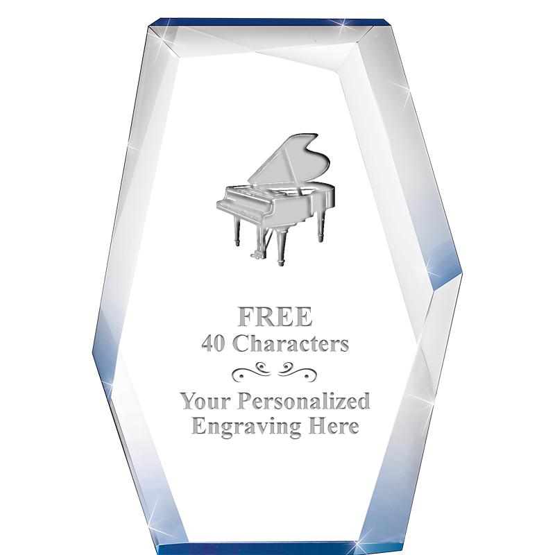 8" COBALT RADIANCE ACRYLIC