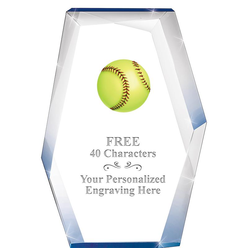 8" COBALT RADIANCE ACRYLIC