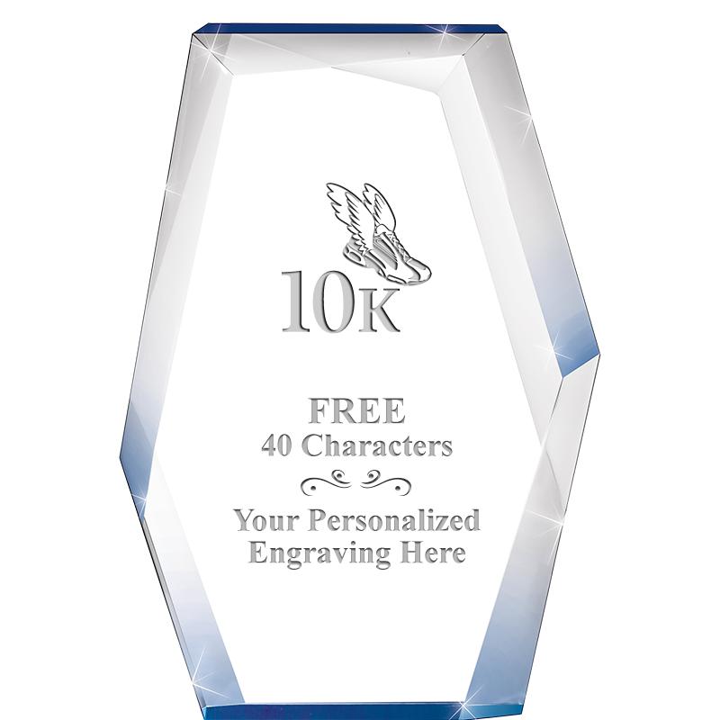 8" COBALT RADIANCE ACRYLIC