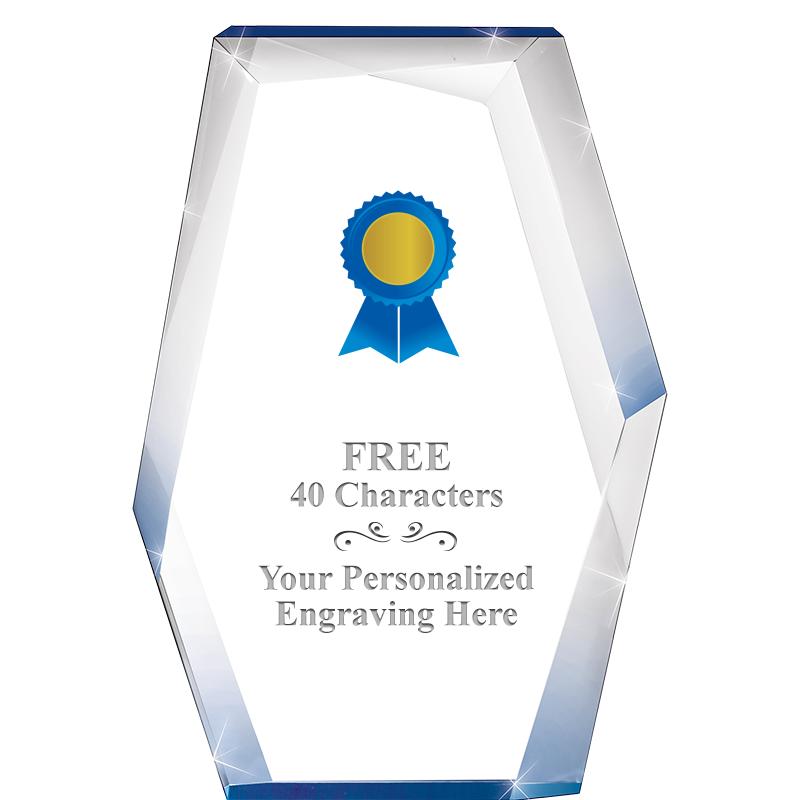 8" COBALT RADIANCE ACRYLIC