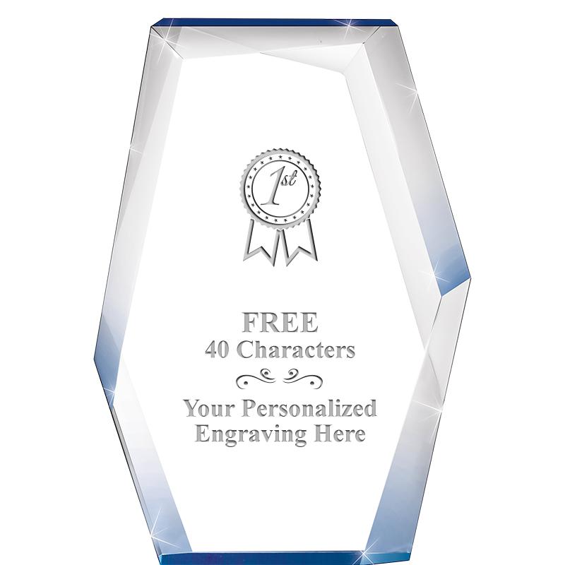 8" COBALT RADIANCE ACRYLIC