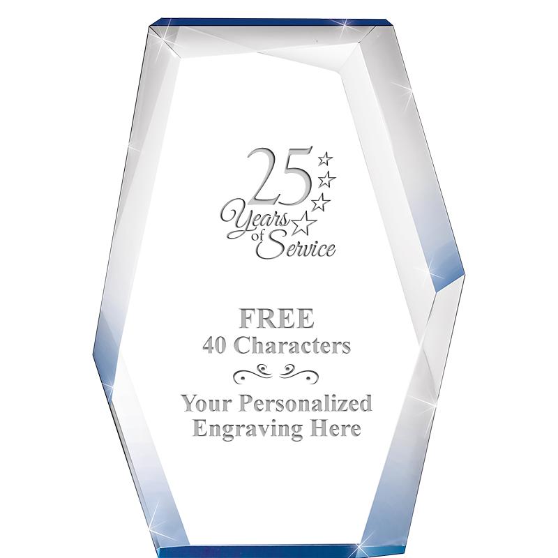 8" COBALT RADIANCE ACRYLIC