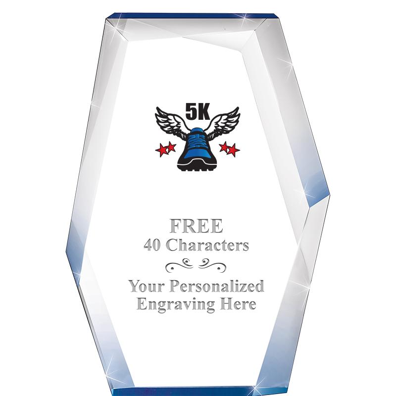 8" COBALT RADIANCE ACRYLIC