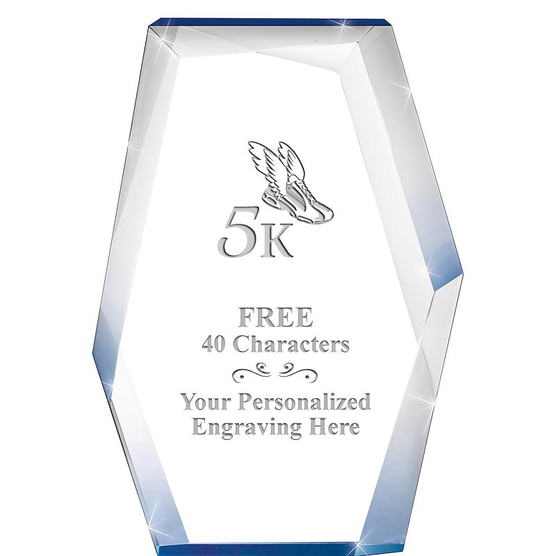 8" COBALT RADIANCE ACRYLIC